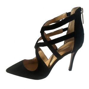 BCBGeneration Black Strappy Heels like NEW